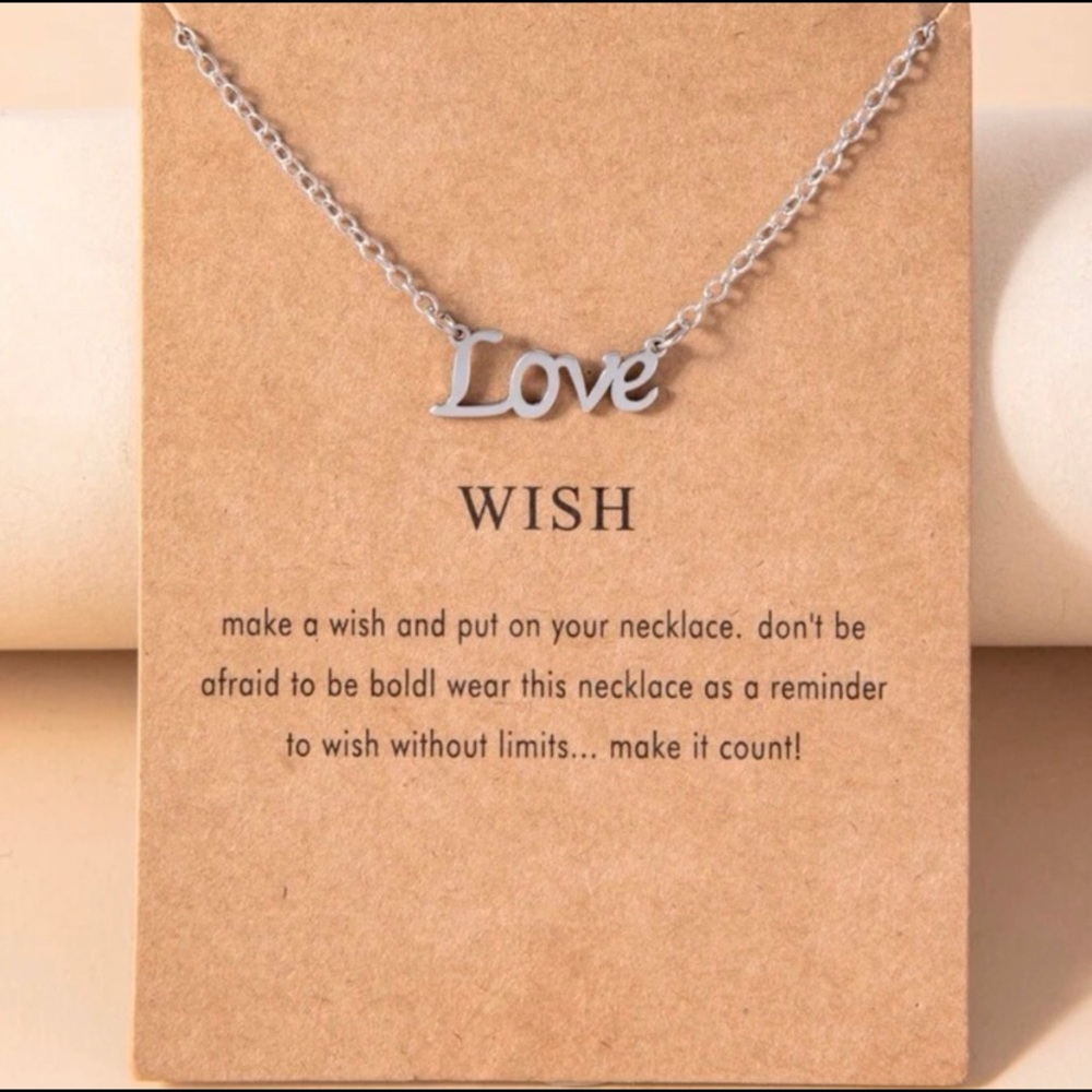 COPY - Silver Love Necklace